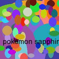pokemon sapphire version